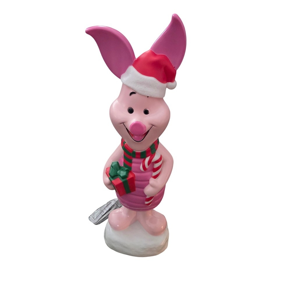 Disney Tigger Piglet Christmas Blow Mold Set 2 ft. Plastic Holiday Decor Gemmy - Picture 7 of 12